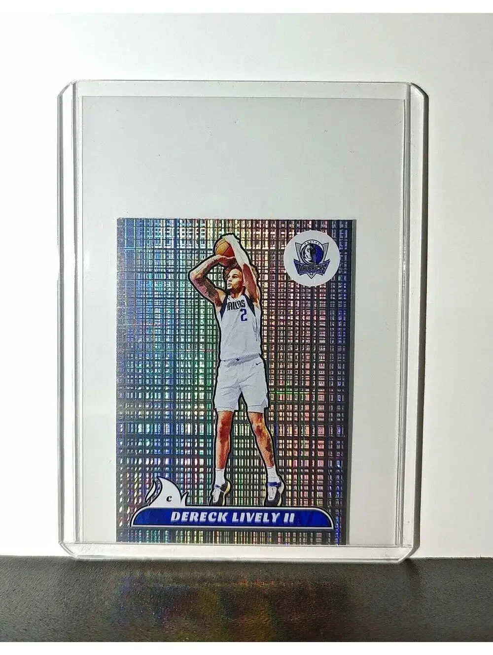 Dereck Lively II 2024-25 Panini NBA #306 Foil Sticker Card Dallas Mavericks